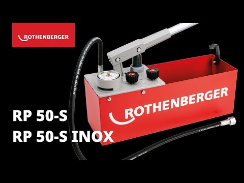 Rothenberger RP 50 S Pressure Test Pump