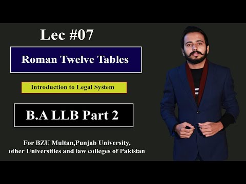 Twelve Tables || Roman Twelve Tables || Legal System  #studyorbitwithiftikhar