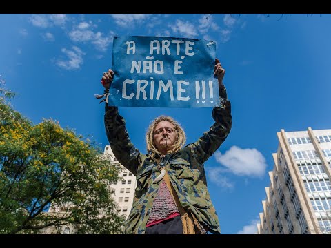 Piauí Maluco de Estrada protestando na Feira Hippie de BH/2018 (Parte 2)