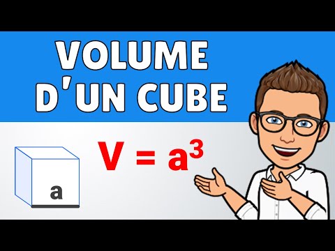 Comment calculer le volume d'un CUBE | Mathématiques