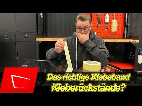 Klebekanten verfälschen Testergebnisse! Farbauffrischung - das richtige Klebeband nutzen