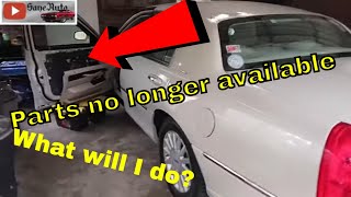 Lincoln town car door panel handle repair replace