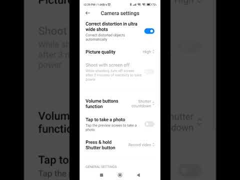 reset camera settings in Redmi 10a , Redmi 10a Reset Camera Setting