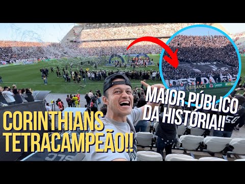 CORINTHIANS TETRACAMPEÃO DO BRASILEIRÃO FEMININO!! Corinthians 4 x 1 Internacional