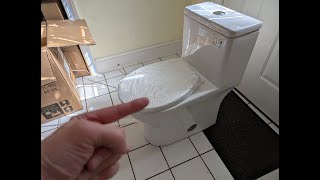 Quick tour of the one piece toilet - pre-install - CANEST One Piece Toilet with ADA Comfort Chair He
