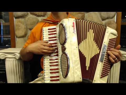 1983 - Red Cream Exelsior Accordiana LM 120 $795