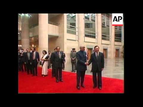 CHINA: INDIAN FOREIGN MINISTER JASWANT SINGH VISIT