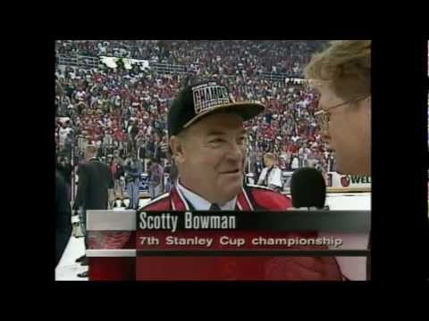 1997 Playoffs: Phi @ Det - Game 4 (Final 4 Mins + Stanley Cup Presentation)