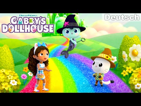 GANZE FOLGE: Folge der glitzernden Spur zum Zauberer von MIAU! 😻🪄 | GABBY’S DOLLHOUSE