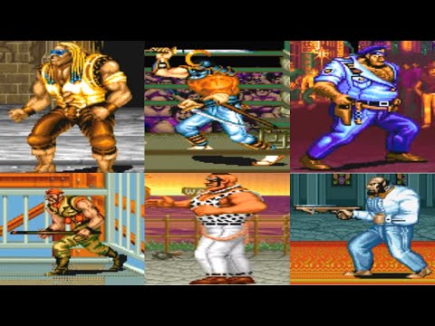 Final Fight Arcade all bosses.
