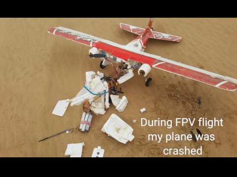 Scratch built cargo plane twin motor