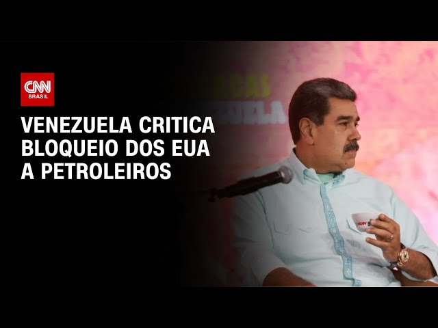 Venezuela critica Trump por bloqueio de petroleiros: "Ameaça grotesca" | CNN NOVO DIA