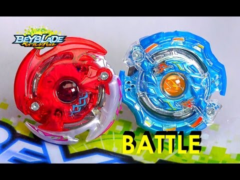 Beyblade Burst  ベイブレードバースト B-00 Dark Deathscyther .T.B Bloody Red Ver Vs B-69 Jeir Jormungand.I.Cy