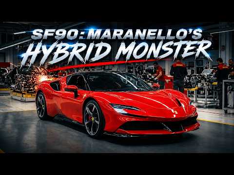 Thumbnail for Ferrari SF90 Stradale Production Line: Inside the Maranello Factory Where It's Built | Factory Tour by Ferrari SF90 Stradale