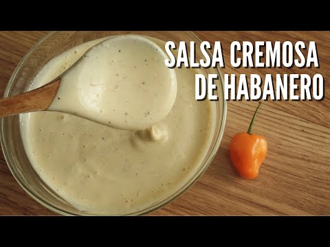 Salsa Cremosa Habanera - Alioli de Chile Habanero🔥
