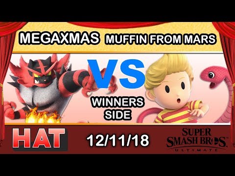 HAT 46 - MegaXmas (Incineroar) Vs. Muffin from Mars (Lucas) Winners Side - Smash Ultimate