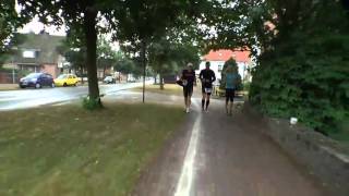 preview picture of video 'Laufstrecke, letzte Runde Mark Hohe-Dorst Triple Ultra Triathlon Lensahn 2013'