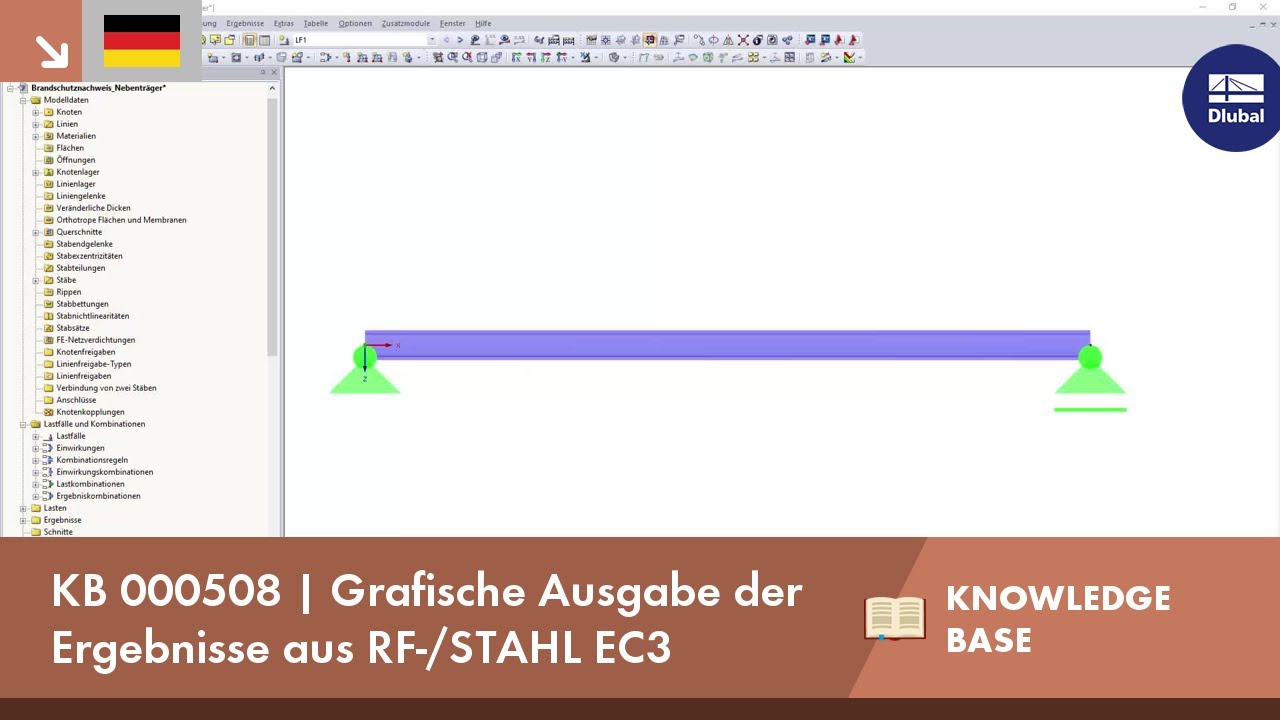 KB 000508 | Grafische Ausgabe der Ergebnisse aus RF-/STAHL EC3