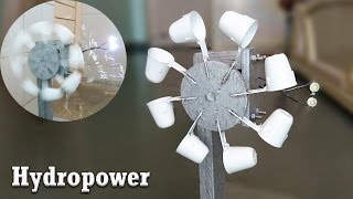 How to Generate Electricity from Water flow || Hydropower