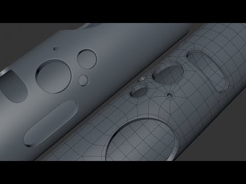 Cinema 4D HARD SURFACE TUTORIAL HOW to MODEL 04