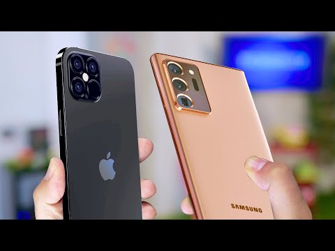 iPHONE 12 o GALAXY NOTE 20 → 🤔