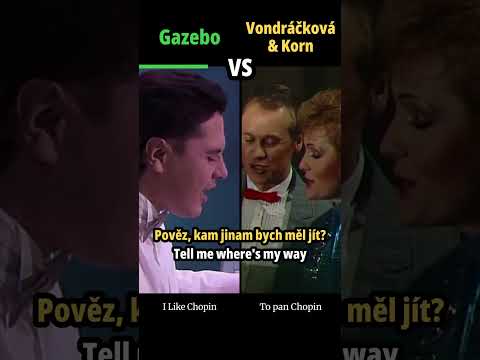 GAZEBO vs HELENA VONDRÁČKOVÁ & JIŘÍ KORN - To pan Chopin (I Like Chopin) - #shorts #hudba #versus