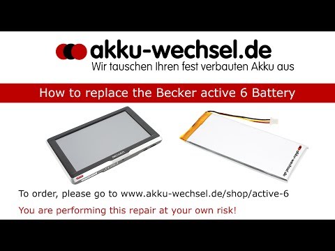 TECHTEK Batteria 1200mAh compatibile con [Becker] Active 6