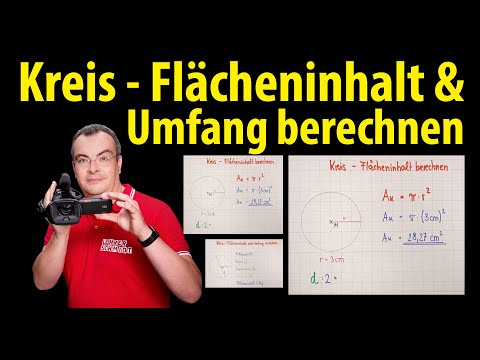 Circle - Calculate area and perimeter | Lehrerschmidt