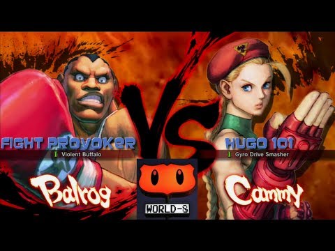 Fight Provoker (Balrog) vs Hugo 101 (Cammy) Casual Training Set World 8