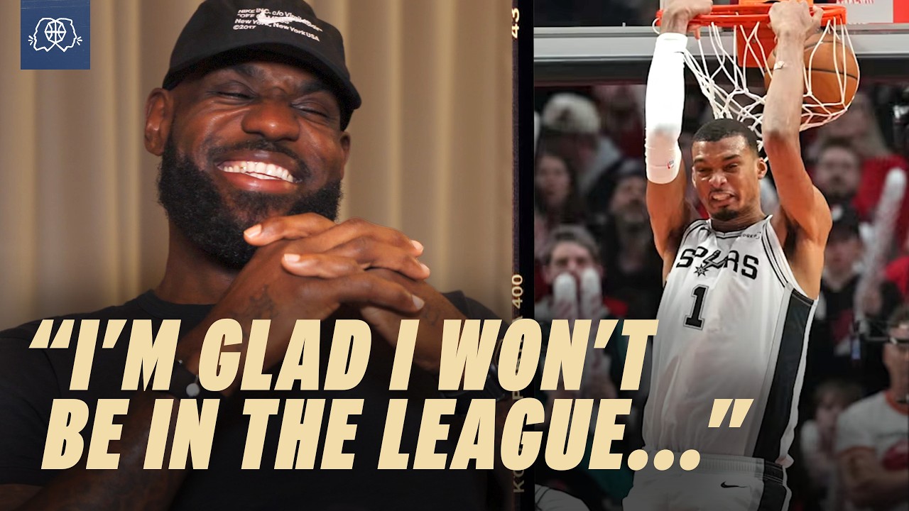 LeBron is Thankful He Won't Have to Face Wemby at His Peak