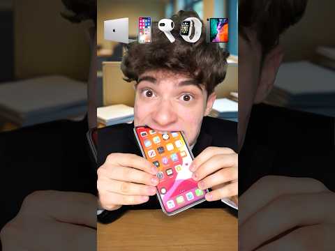 I Got Fired… So I Ate Everything! 🤤 (Apple Products ASMR)