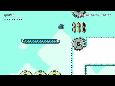 ☐ ⬛ Super Sky Parkour (3) ⬛ ☐ by MrWiiMαƞ★ - Super Mario Maker 2 - No Commentary 1bz