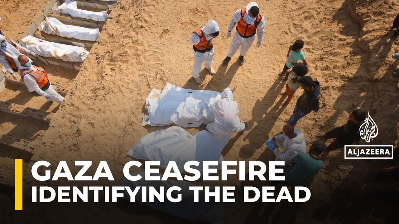 Families in Gaza emotionally struggle to identify bodies of loved ones returned by Israel