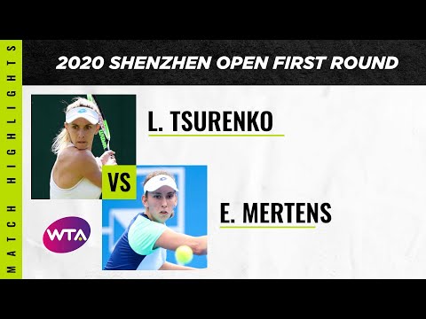 レシア・ツレンコ vs エリス・メルテンス｜2020年深センオープン1回戦｜WTAハイライト (Lesia Tsurenko vs. Elise Mertens | 2020 Shenzhen Open First Round | WTA Highlights)