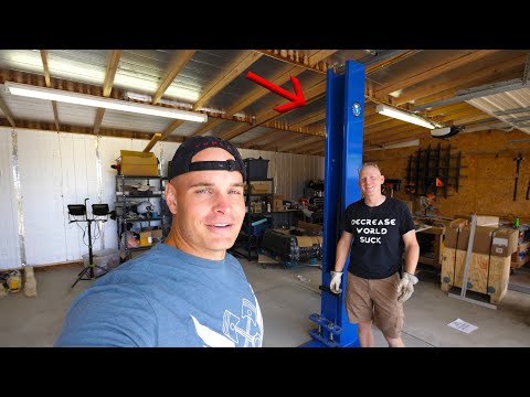 Installing a 2 Post 10,000lb Vehicle Lift! - Check concrete FIRST!!