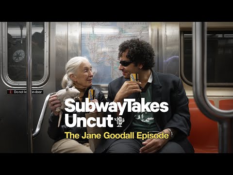 Jane Goodall's First Time on the Subway | SubwayTakes Uncut