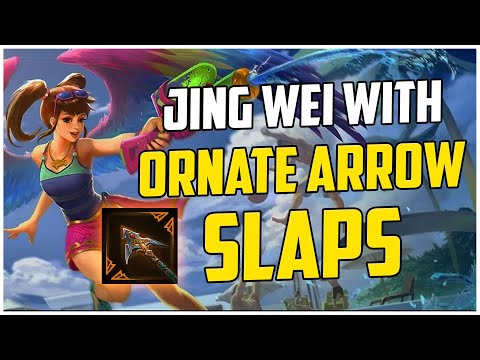 JING WEI WITH ORNATE ARROW SLAPS! RANKED SMITE S10