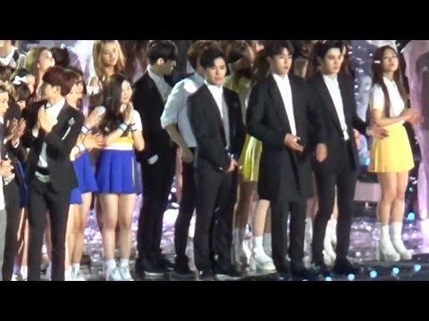 INFINITE L AND LOVELYZ JIAE MOMENT