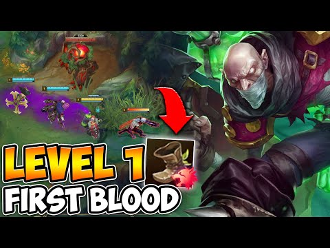 The Most DISRUPTIVE Level 1 Singed Strategy (YOU HAVE TO TRY THIS)