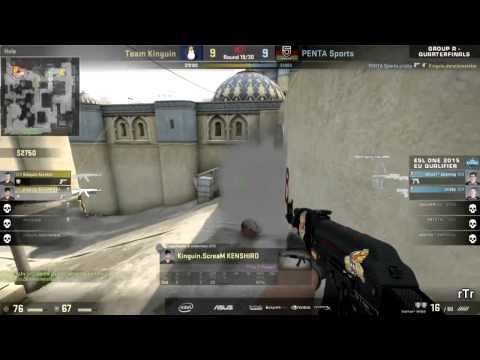 Kinguin vs Penta HIGHLIGHTS [ESL QUARTERFINALS 2015] Dust 2 - CSGO