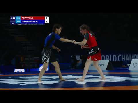 Round 3 Women's GP No-Gi - 65 kg: M. POPESCU (ROU) v. M. DZHAMBINOVA (RUS)