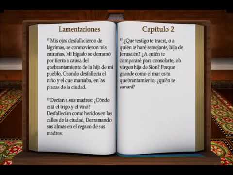 25. LAMENTATIONS - REINA VALERA 1960 - VOICE SAMUEL MONTOYA