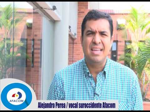 Alejandro Perea, vocal suroccidente, invita al Encuentro Académico Afacom 2017