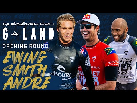 E. Ewing, J. Smith, J. Andre | Quiksilver Pro G-Land - Opening Round Heat Replay