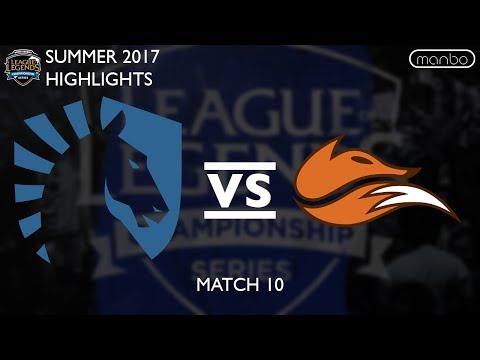 TL vs FOX All Game Highlights NA LCS Summer 2017 Team Liquid vs Echo Fox LoL eSports