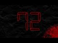 Countdown From 72 To 0 In RED