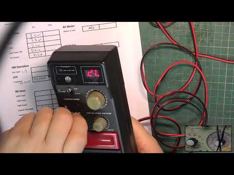 Realistic TRC1004 CB27/81 Uk FM CB emergency radio - Service alignnment