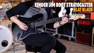 Video thumbnail for No Talking...Just Tones | Fender Artist Jim Root Stratocaster | Ebony - Flat Black by Peach Guitars