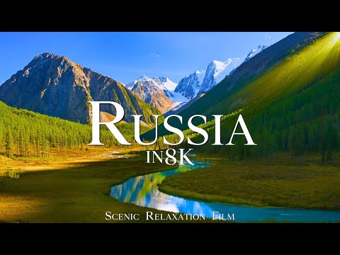 Russia in 8K - The Land of Tundra and Permafrost | Scenic Relaxation Film