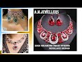 White Gold Ruby And Diamond Necklace